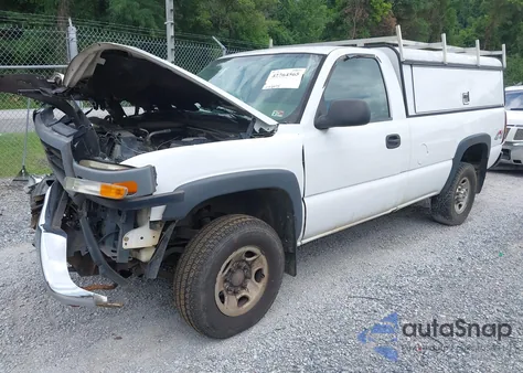 2007 GMC Sierra 2500Hd Classic Work Truck from USA, damaged, VIN 1GTHK24DX7E179795